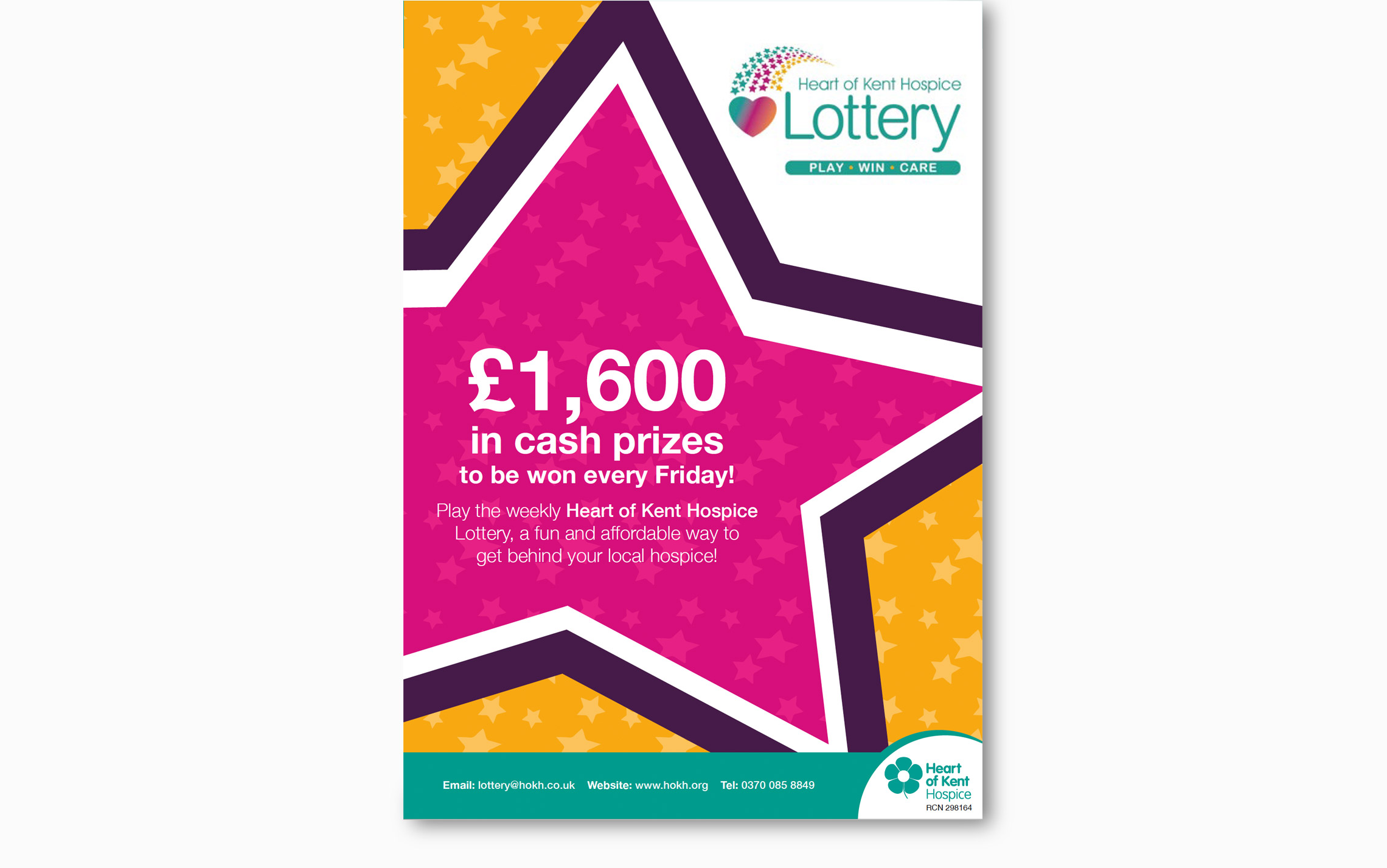 Heart Of Kent Hospice  Hospice weekly lottery